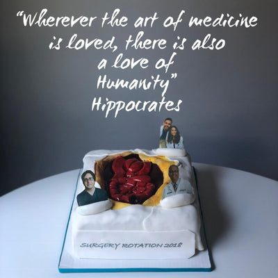 Custom Advent Health hospitals cake