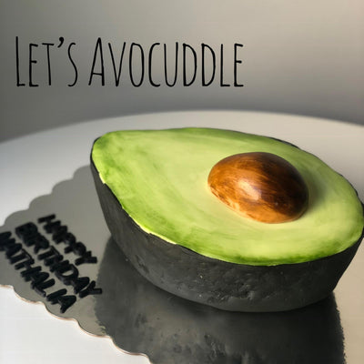 custom avokado birthday cake