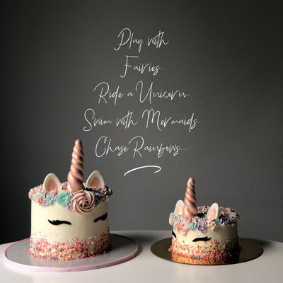 custom unicorn birthday cake in Orlando