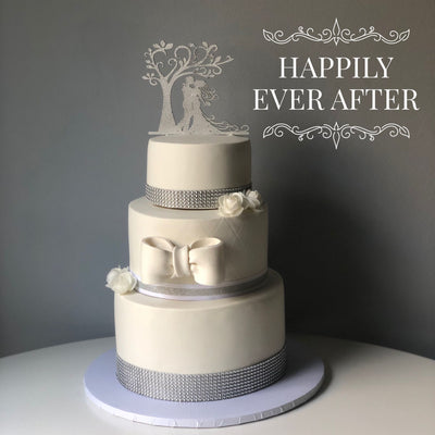 custom bling wedding cake