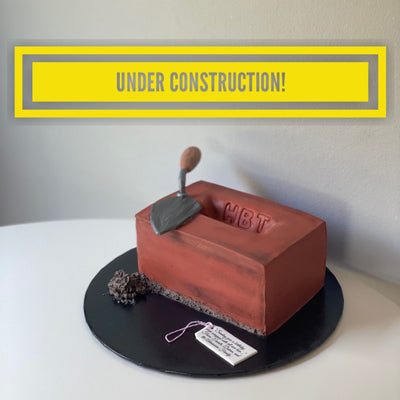 Custom construction company cake